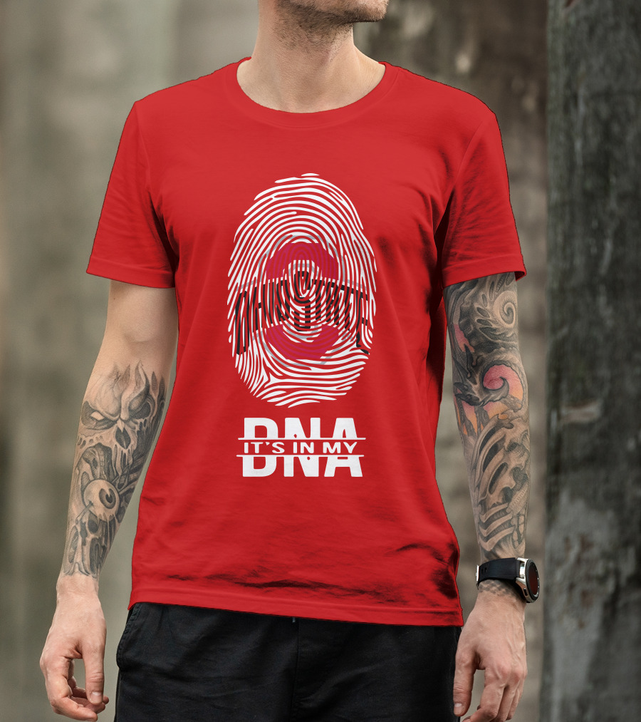 Ohio State Buckeyes Fingerprint It's In My DNA T-Shirt