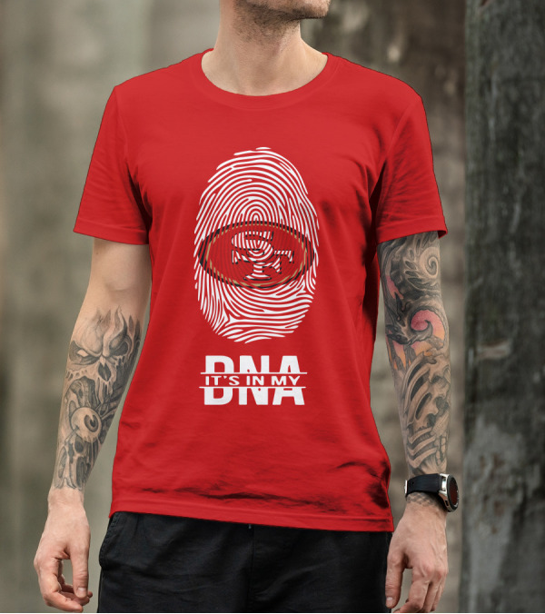 San Francisco 49ers It's In My DNA Fingerprint T-Shirt