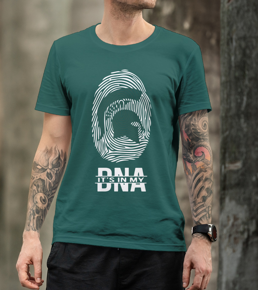 Michigan State Spartans Fingerprint It's In My DNA T-Shirt