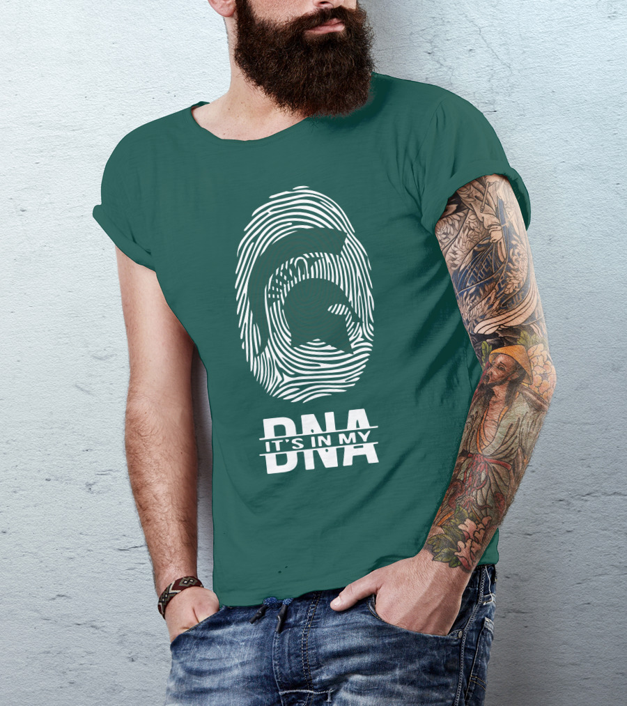 Michigan State Spartans Fingerprint It's In My DNA T-Shirt