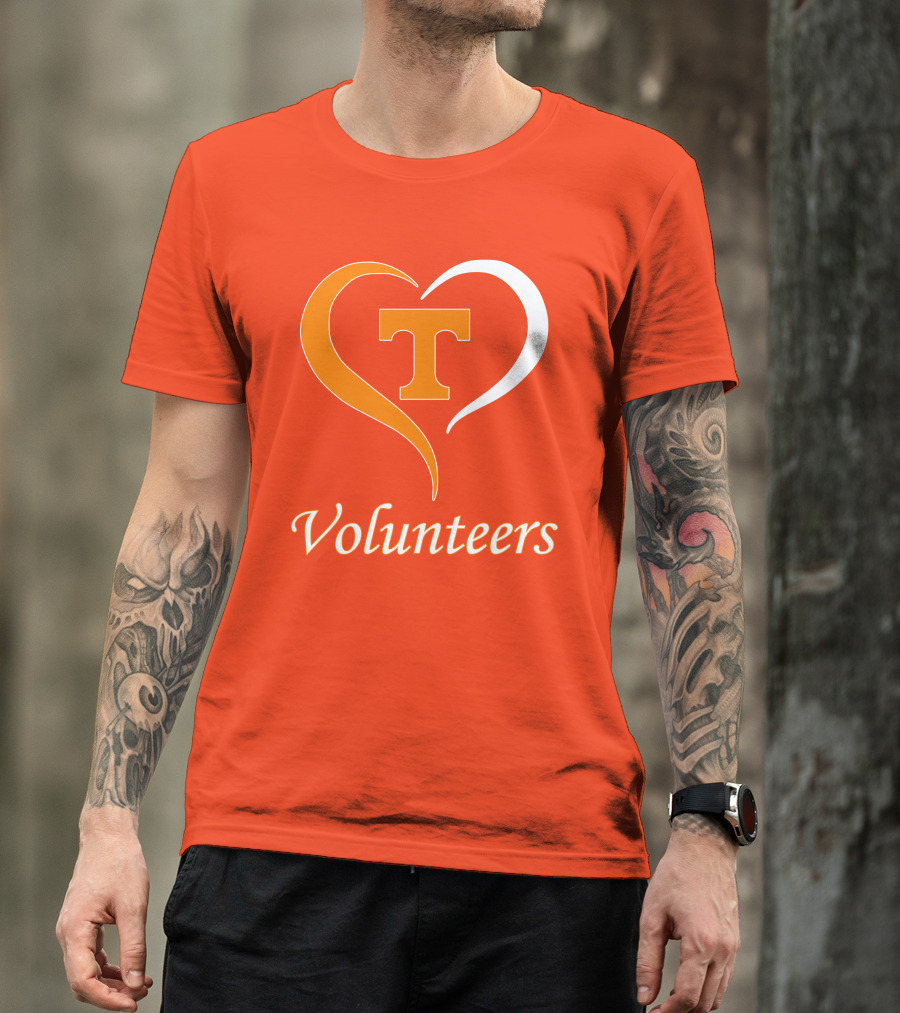 Heart T Tennessee Volunteers T-Shirt