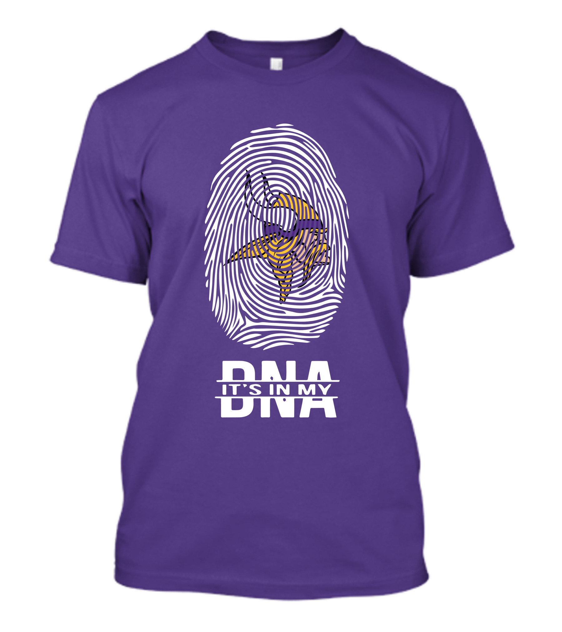 Minnesota Vikings It's In My DNA Fingerprint T-Shirt