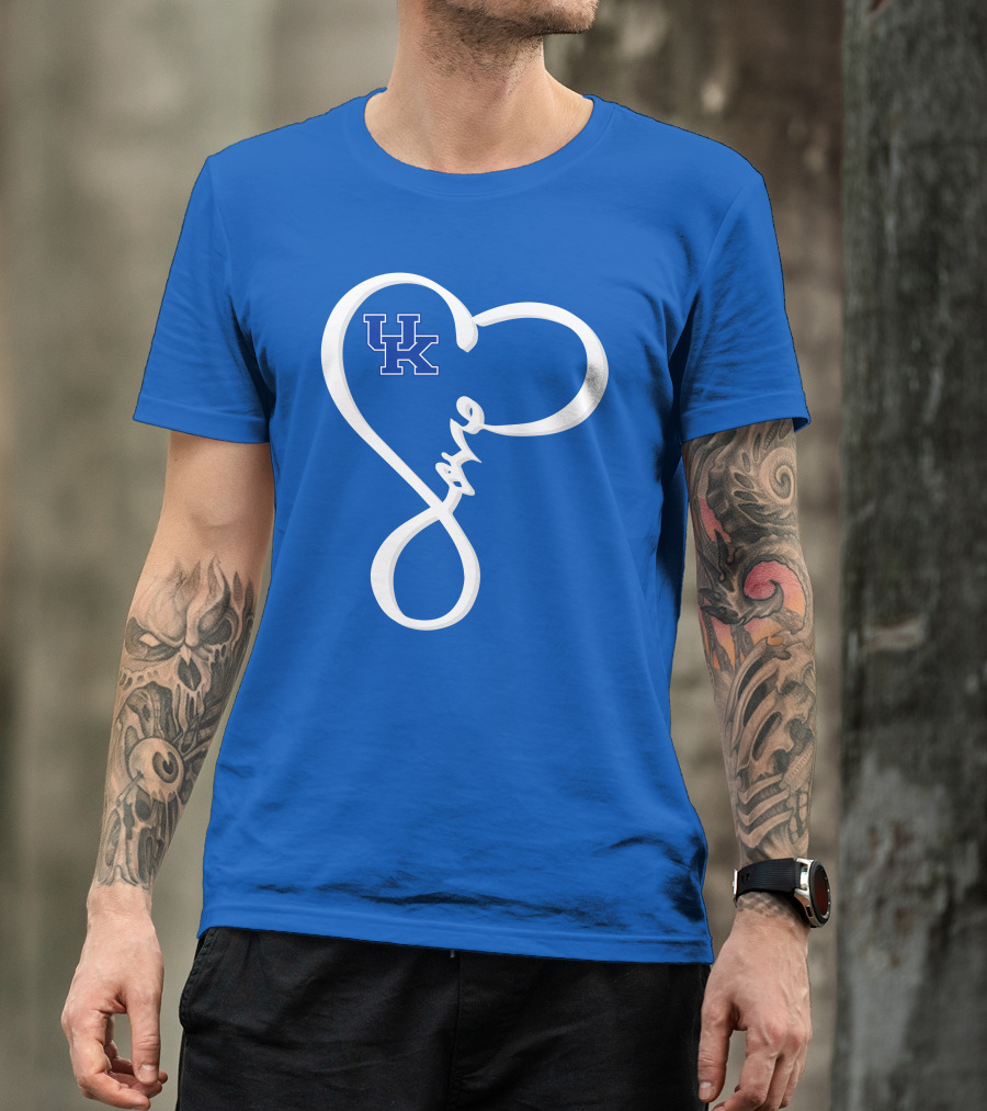 UK Wildcats Love Heart T-Shirt