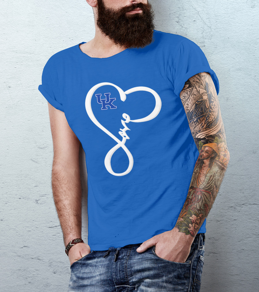 UK Wildcats Love Heart T-Shirt