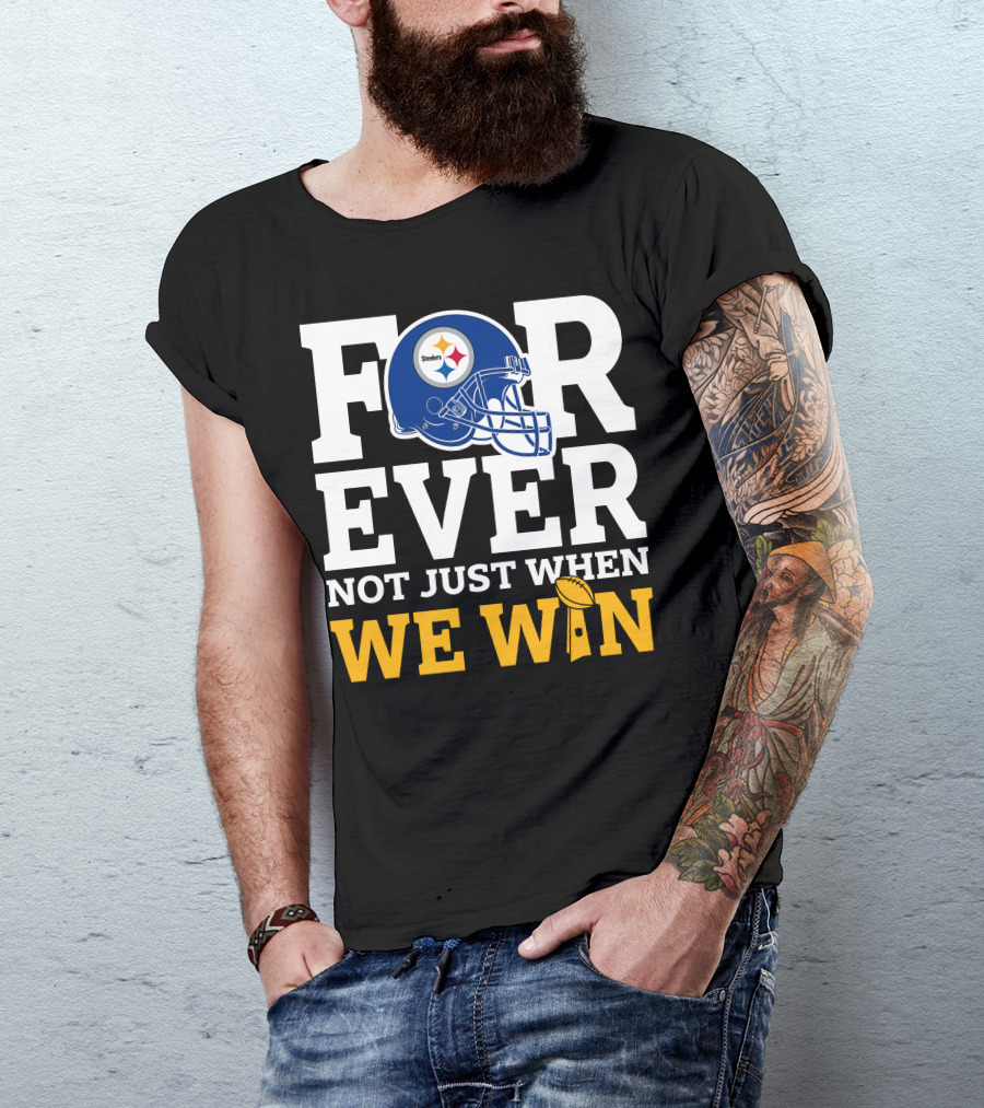 Pittsburgh Steelers Always Committed With Steelmark Symbol In Helmet T-Shirt