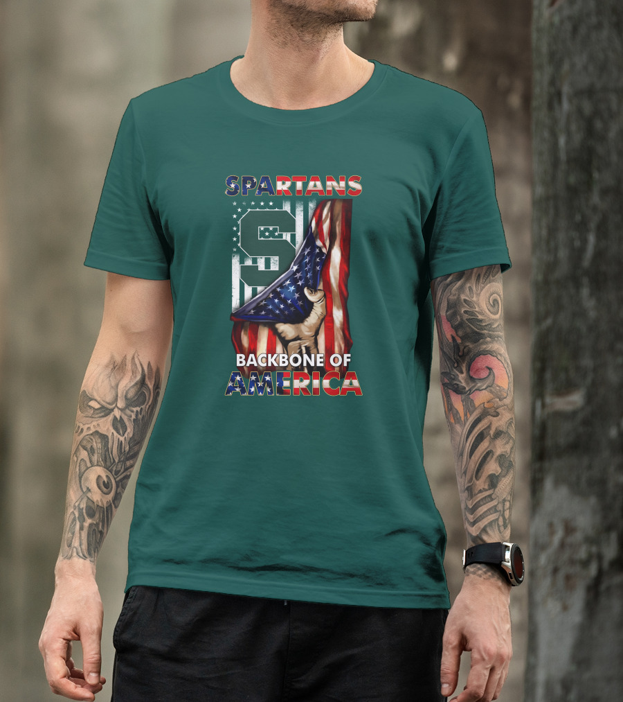 Spartans Backbone Of America Michigan State T-Shirt