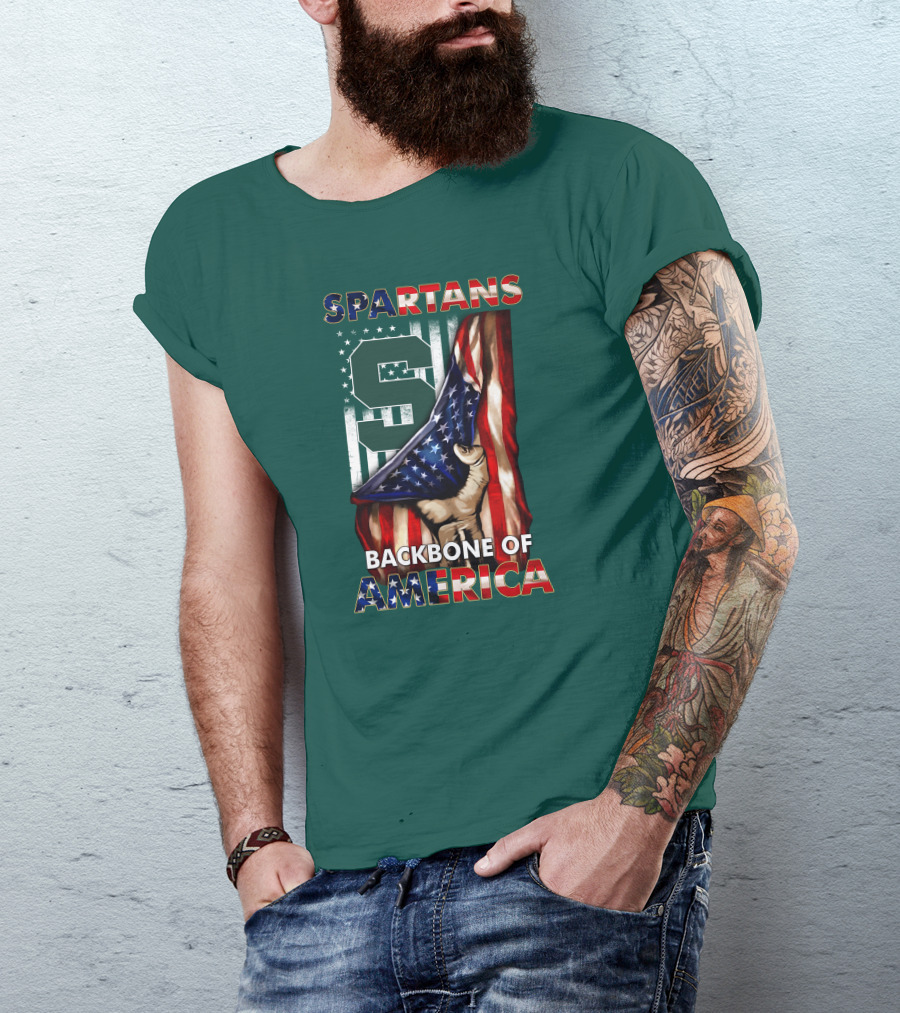 Spartans Backbone Of America Michigan State T-Shirt