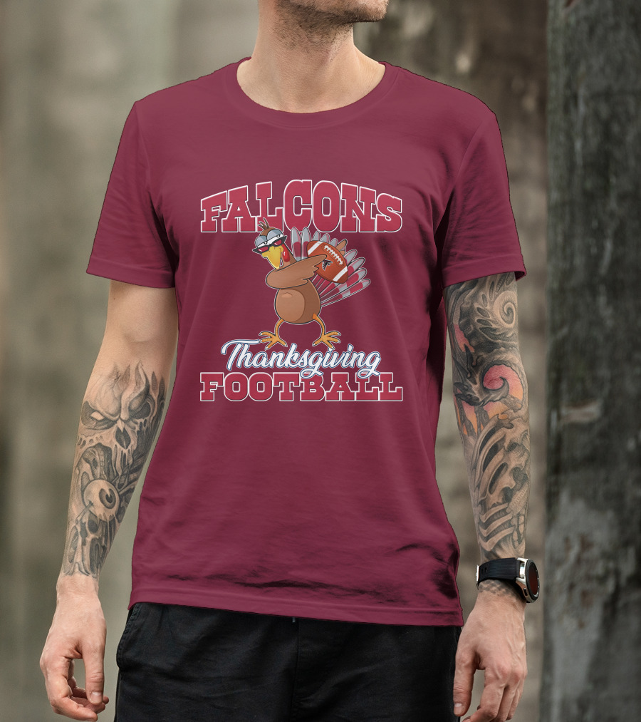 Falcons Thanksgiving Football T-Shirt