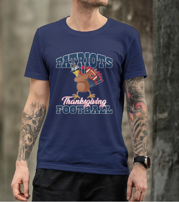 PATRIOTS Thanksgiving Football Turkey T-Shirt