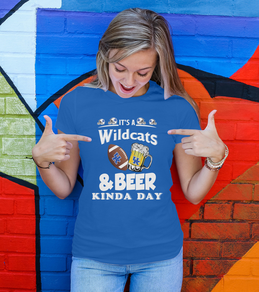 It's A Wildcats Football Beer Kinda Day T-Shirt