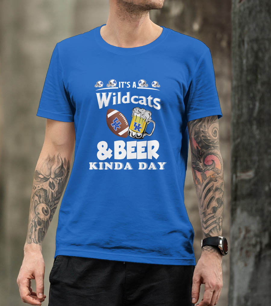 It's A Wildcats Football Beer Kinda Day T-Shirt