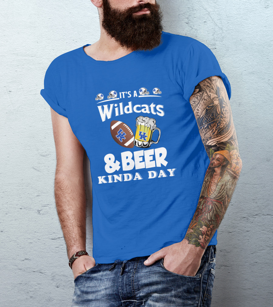 It's A Wildcats Football Beer Kinda Day T-Shirt