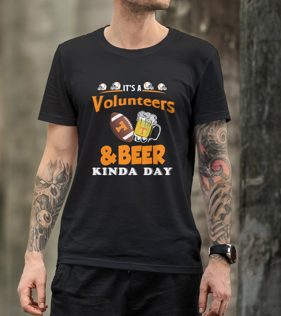 Tennessee Volunteers Football And Beer Day Celebrations T-Shirt