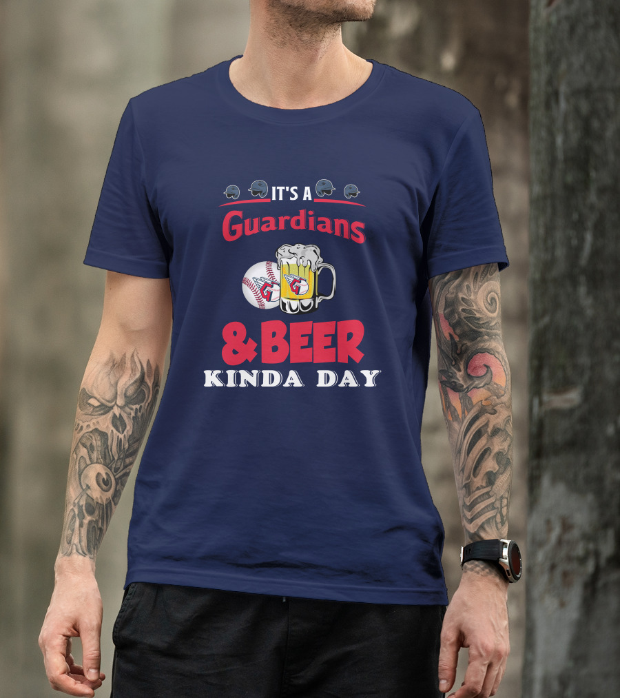 It's A Cleveland Guardians And Beer Kinda Day Baseball Mug T-Shirt