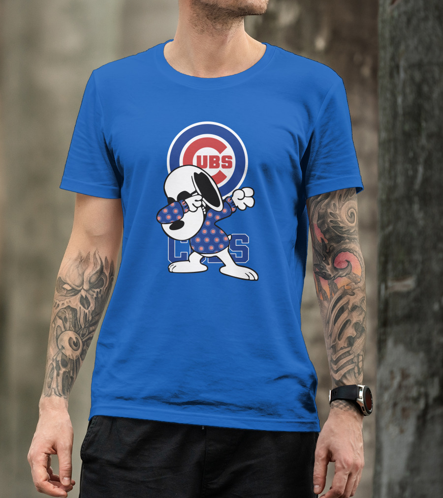 Chicago Cubs Snoopy Dabbing T-Shirt
