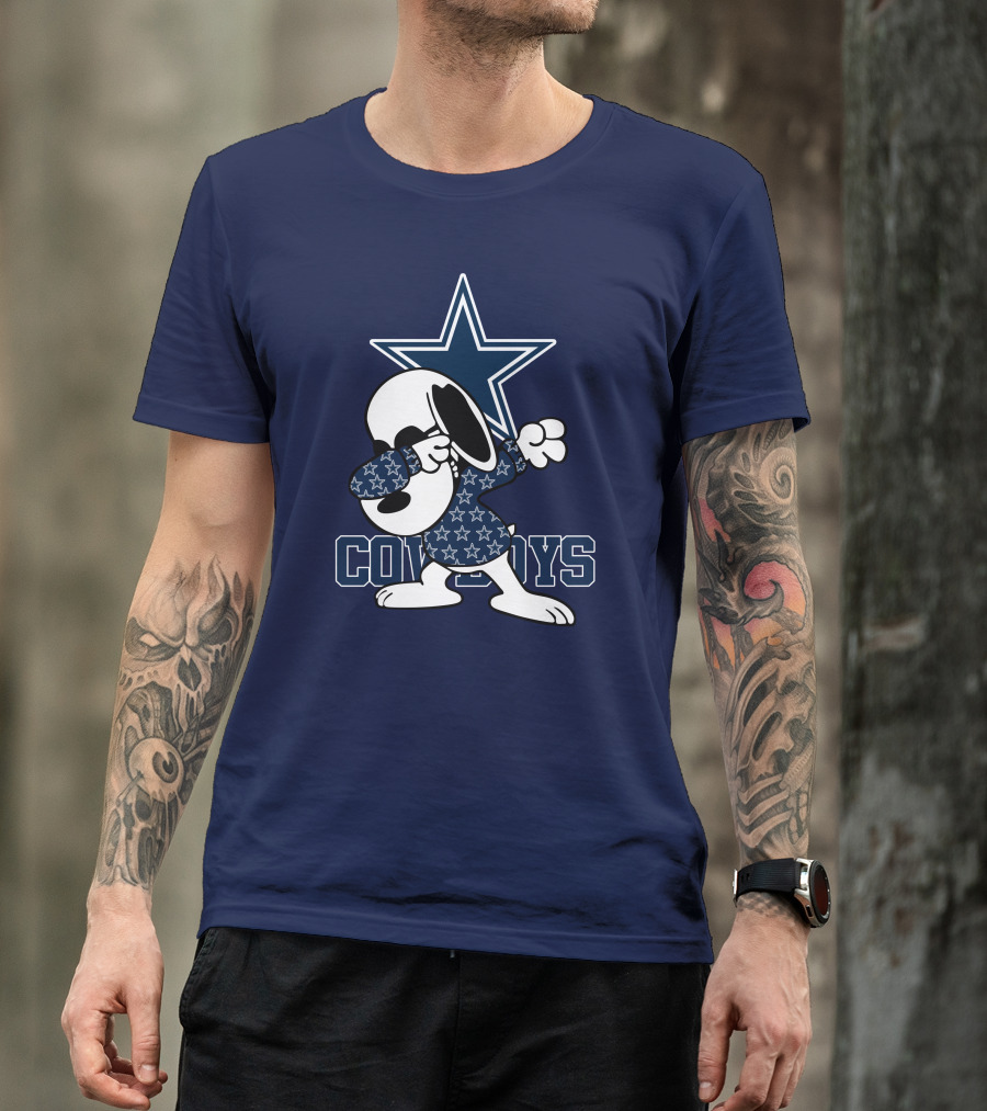 Dallas Cowboys Snoopy Dabbing Star T-Shirt