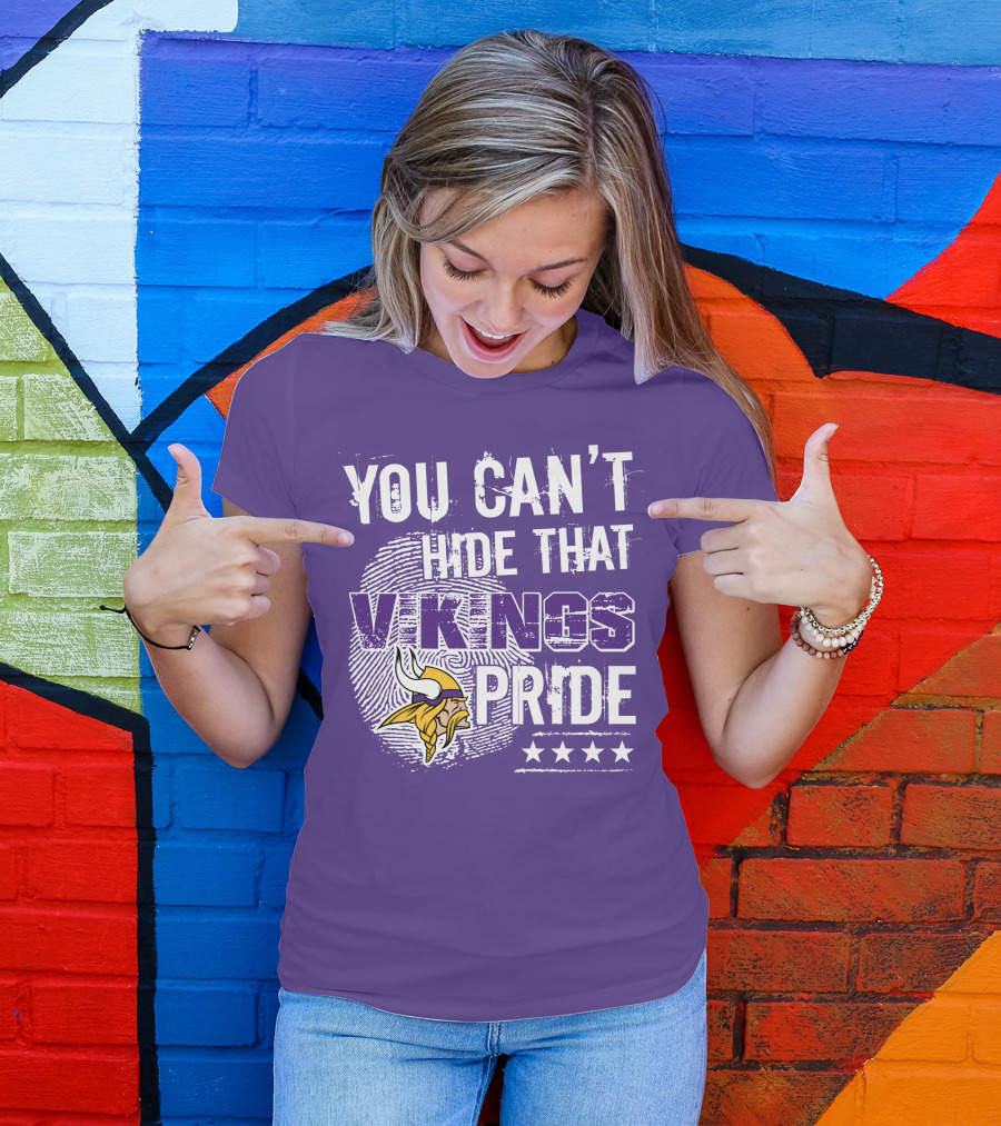 You Can't Hide That Vikings Pride With Iconic Minnesota T-Shirt