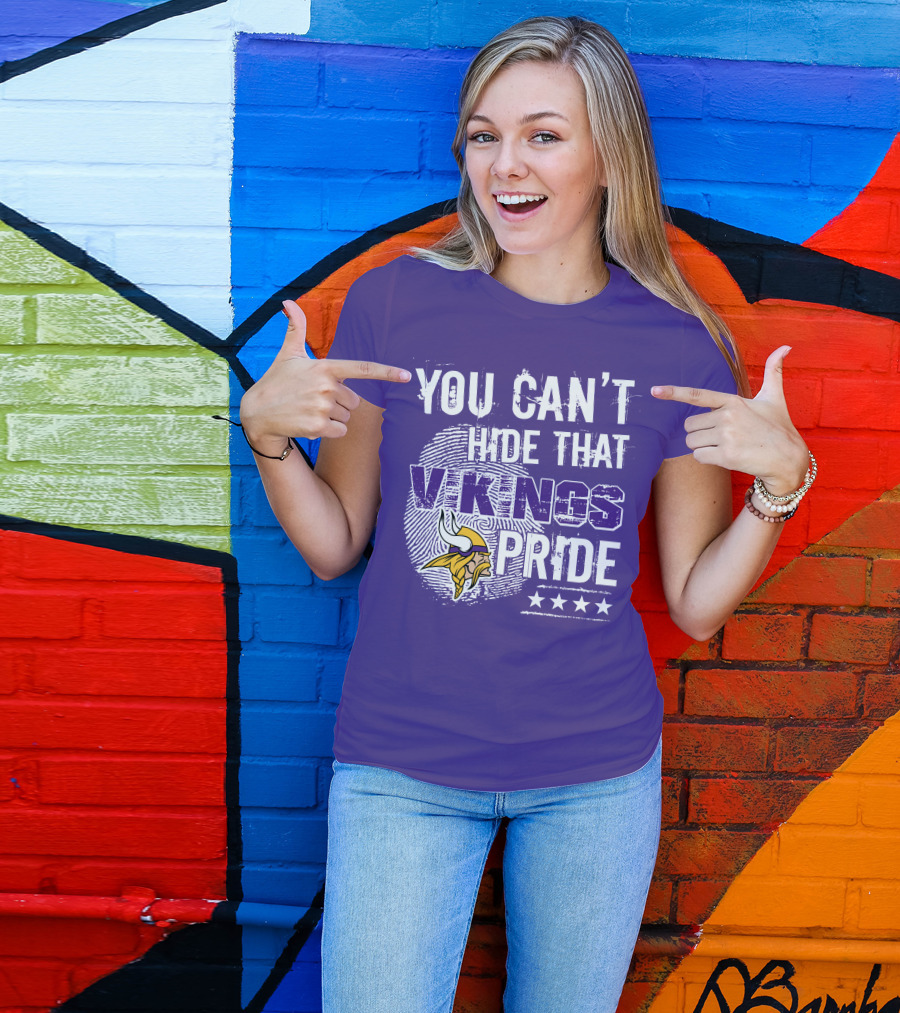 You Can't Hide That Vikings Pride With Iconic Minnesota T-Shirt