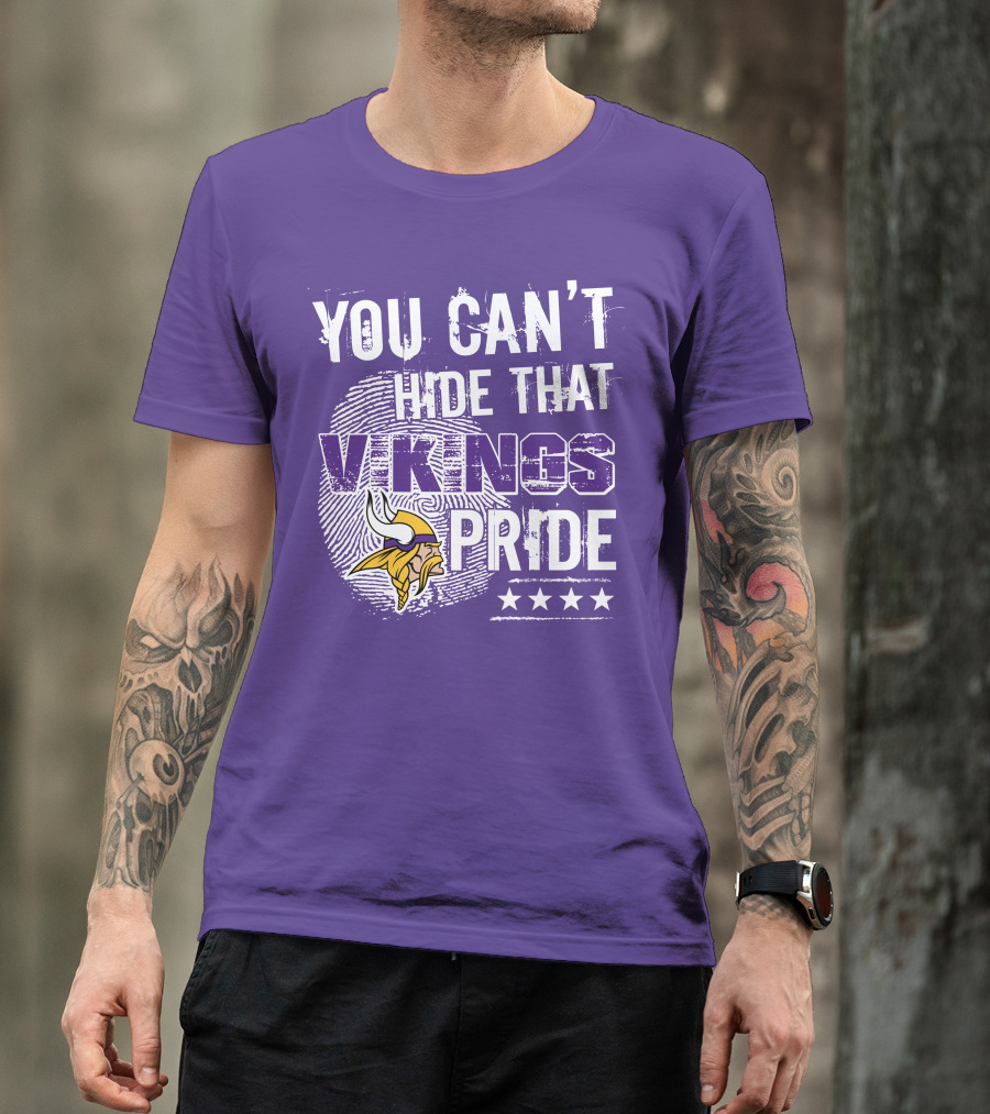 You Can't Hide That Vikings Pride With Iconic Minnesota T-Shirt