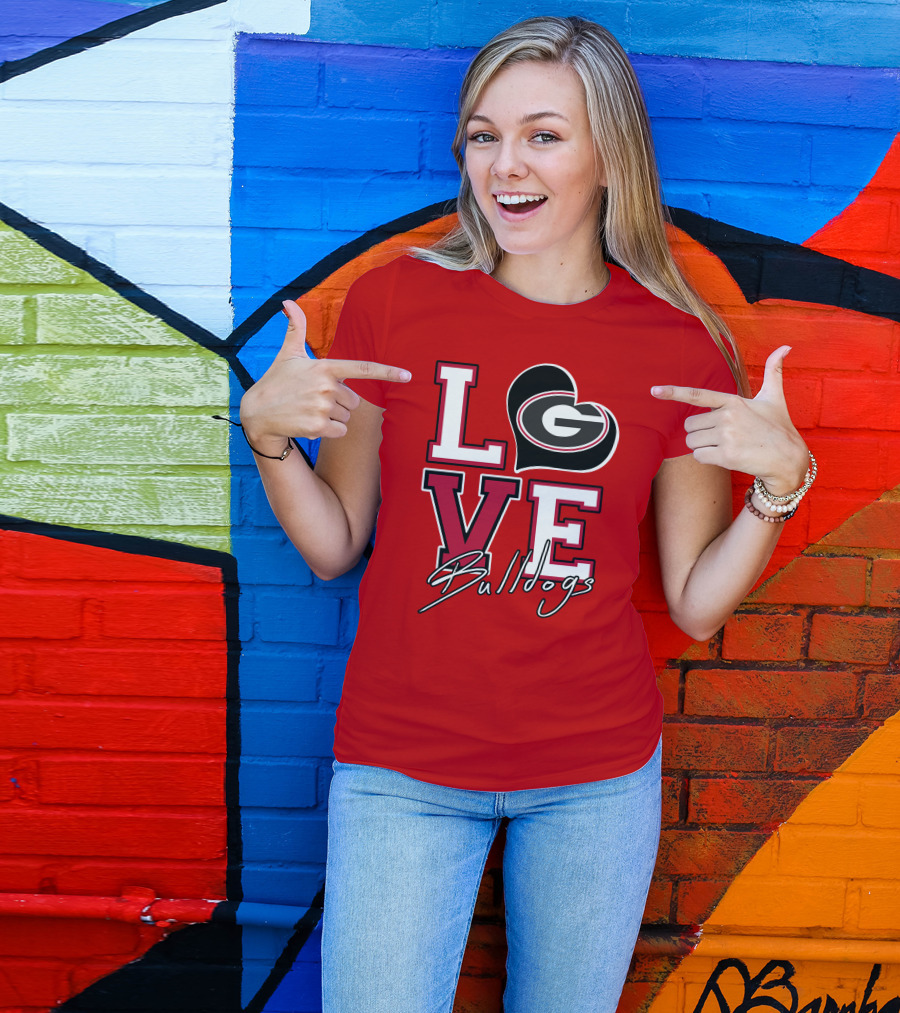 LOVE Georgia Bulldogs T-Shirt