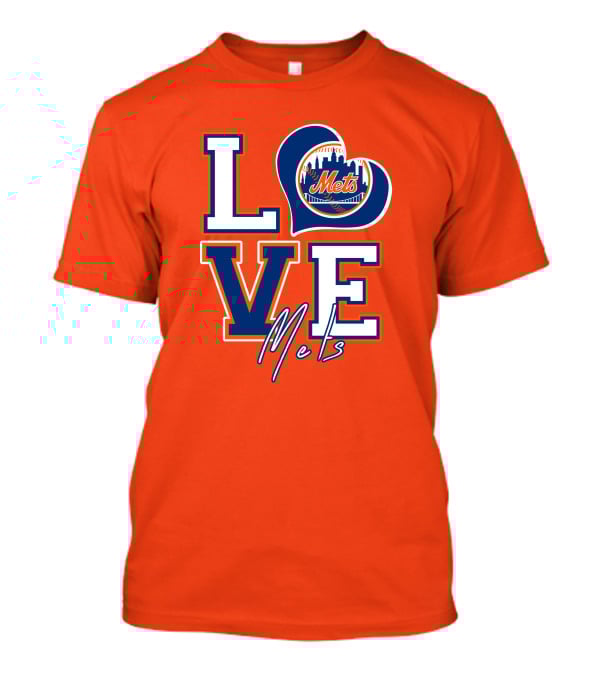 LOVE Mets New York Skyline T-Shirt