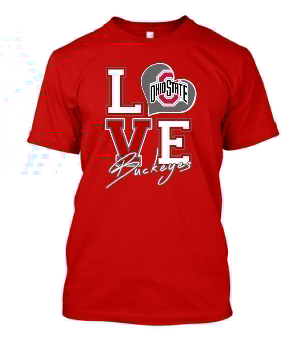 LOVE Ohio State Buckeyes T-Shirt