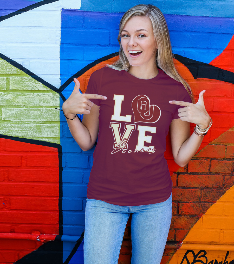 Love OU Heart Sooners T-Shirt