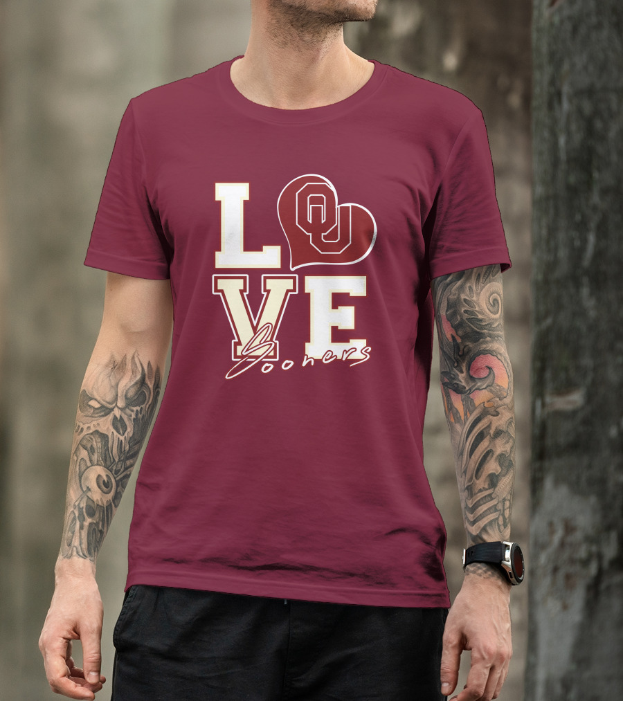 Love OU Heart Sooners T-Shirt