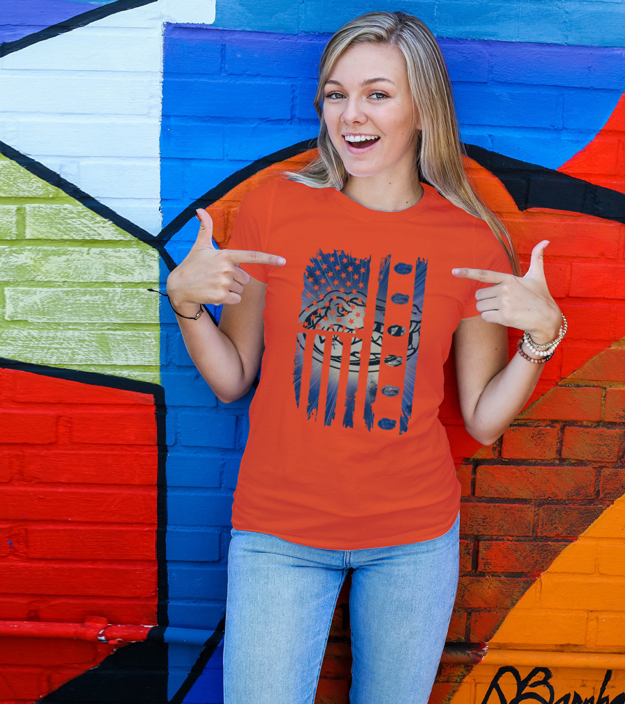 Florida Gators American Flag Stars Stripes T-Shirt