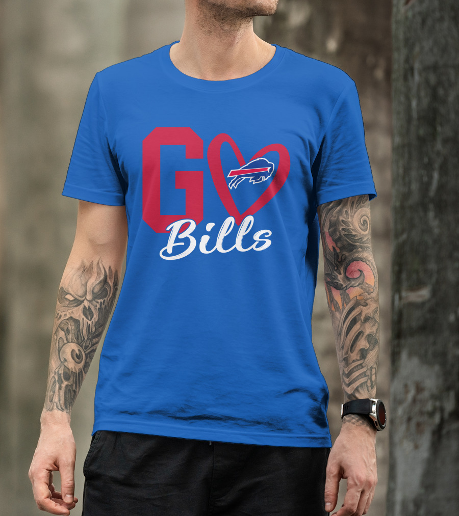 Go Bills Love Buffalo Bills T-Shirt