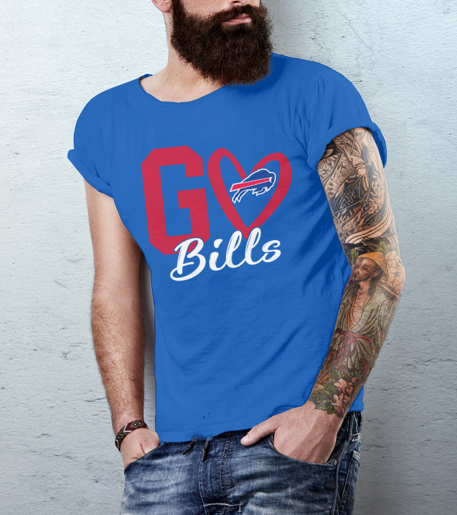 Go Bills Love Buffalo Bills T-Shirt