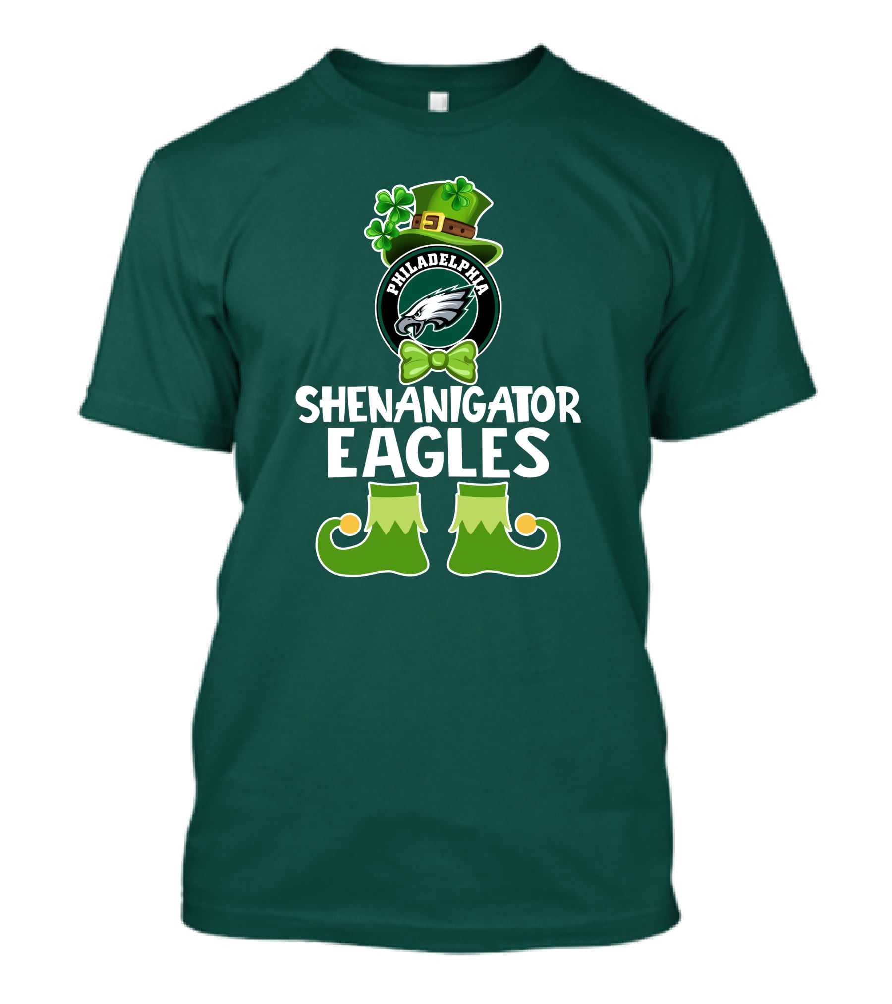Philadelphia Eagles Shenanigator St. Patrick's Day Funny Leprechaun T-Shirt