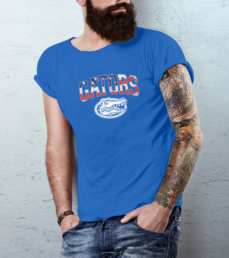 Gators American Flag T-Shirt