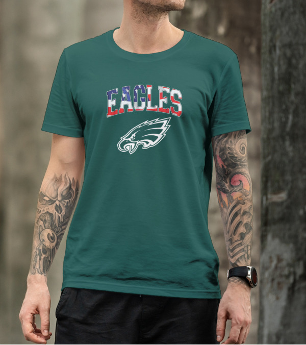 Eagles American Flag Philadelphia T-Shirt