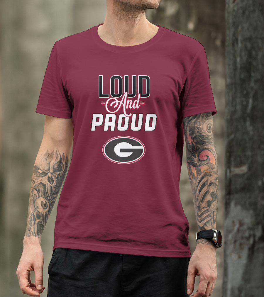 Loud And Proud Georgia Bulldogs G T-Shirt