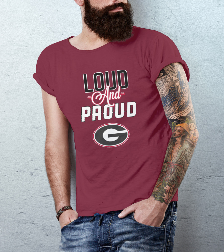 Loud And Proud Georgia Bulldogs G T-Shirt