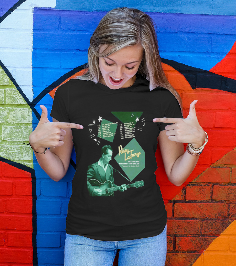 Pokey LaFarge Solo Tour 2026 West Coast New England Julian Davis Support T-Shirt