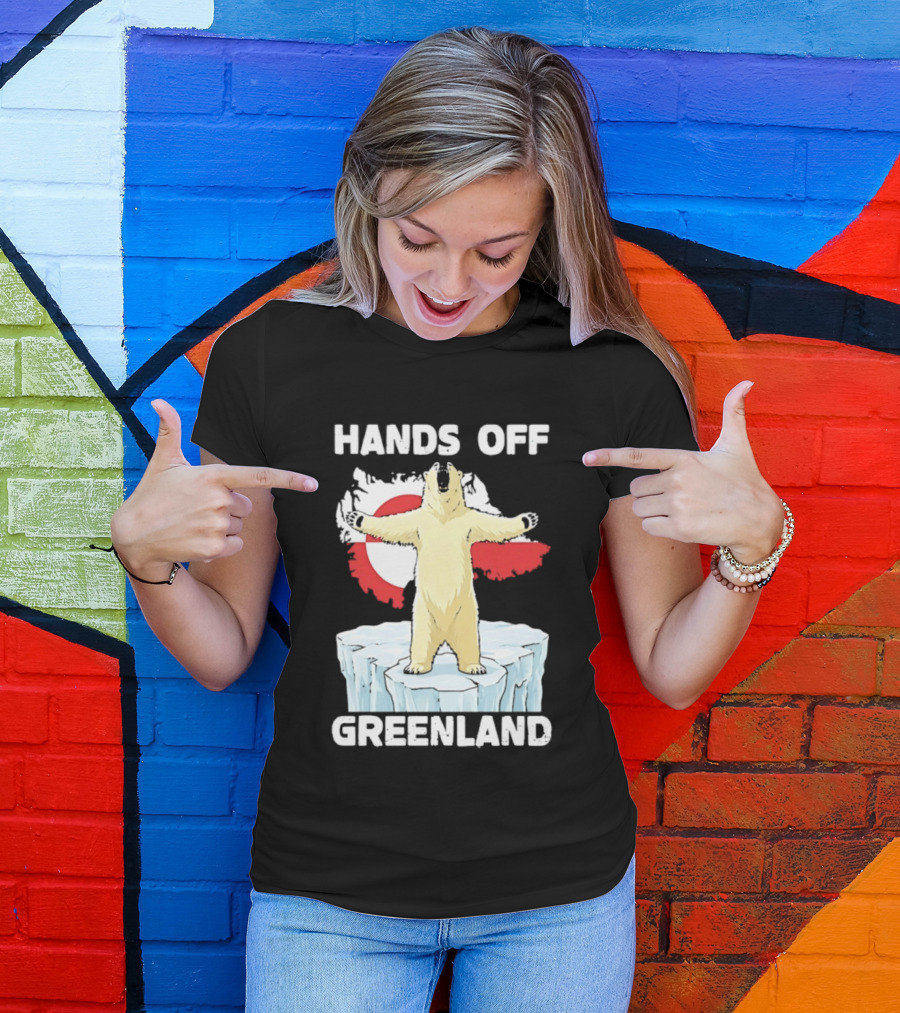 Hands Off Greenland Polar Bear On Iceberg T-Shirt