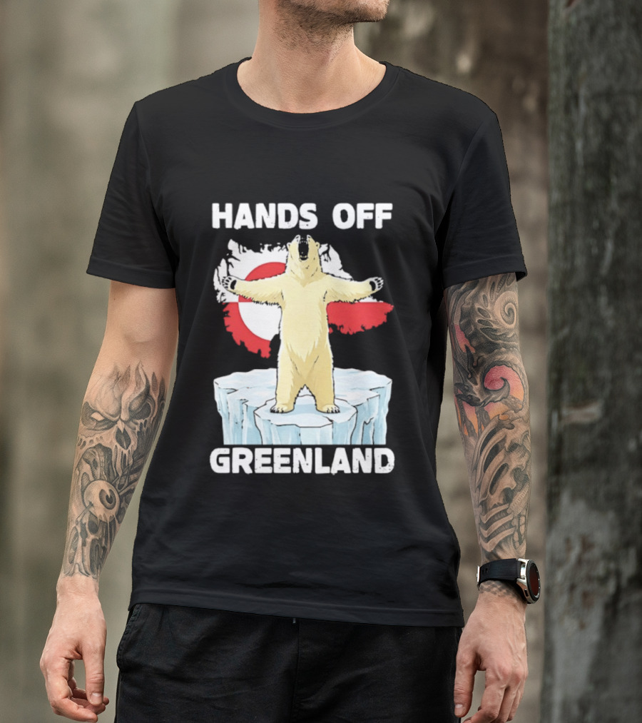 Hands Off Greenland Polar Bear On Iceberg T-Shirt