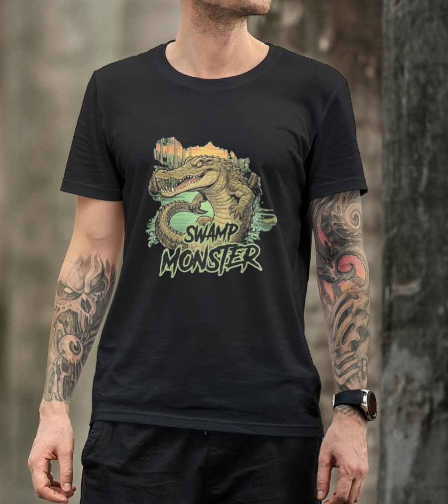 RAWWFISHING Swamp Monster Gator T-Shirt