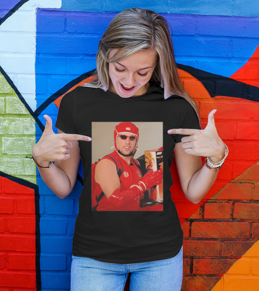 Sidemen Deepthroat Man Rugby Costume Toy Holder T-Shirt