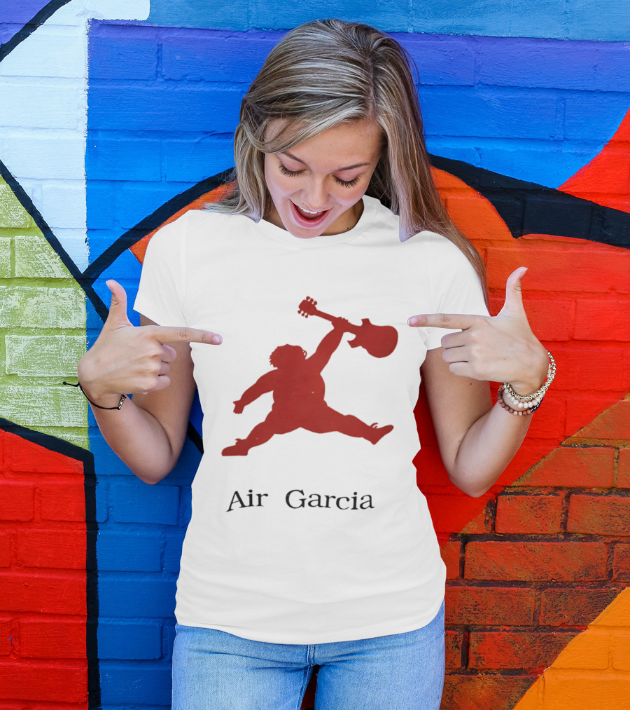 Air Garcia Jerry Garcia Silhouette Iconic Rock Legend T-Shirt