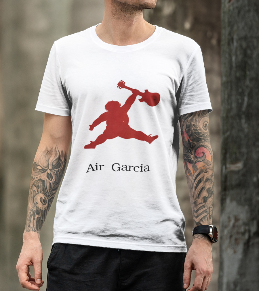 Air Garcia Jerry Garcia Silhouette Iconic Rock Legend T-Shirt
