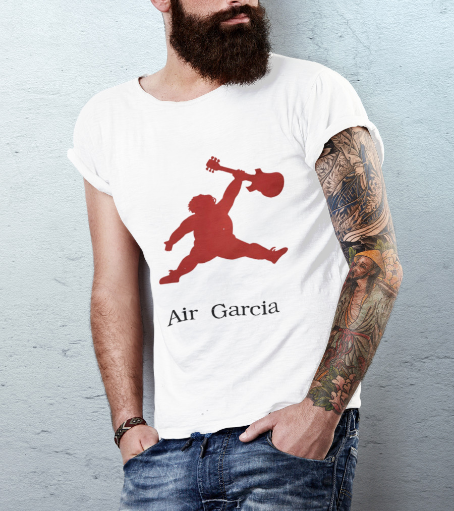 Air Garcia Jerry Garcia Silhouette Iconic Rock Legend T-Shirt