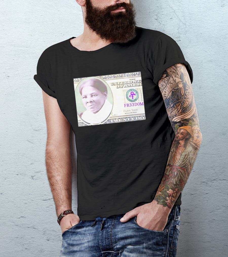 Harriet Tubman Twenty Dollar FR33DOM Note United States T-Shirt