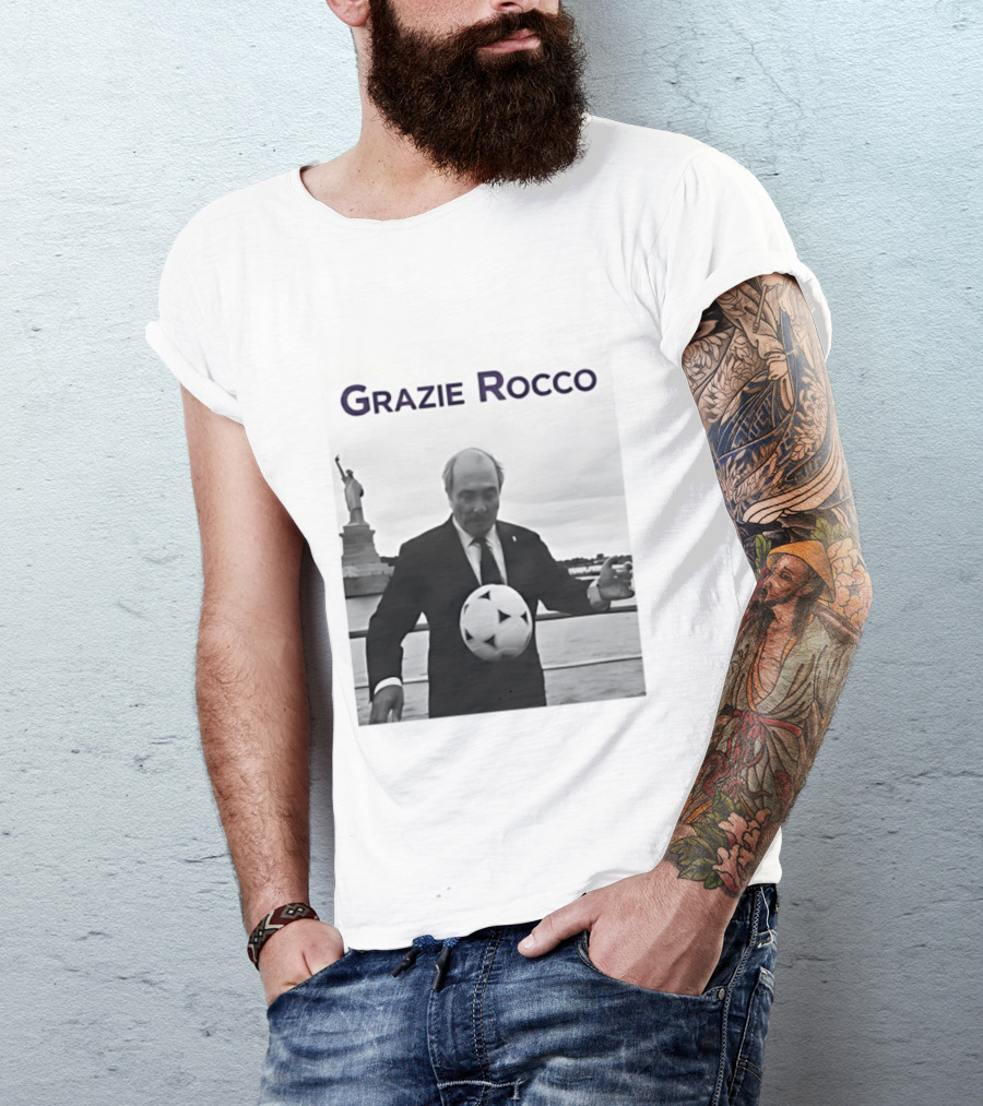 Grazie Rocco Commisso Statue Of Liberty Soccer T-Shirt