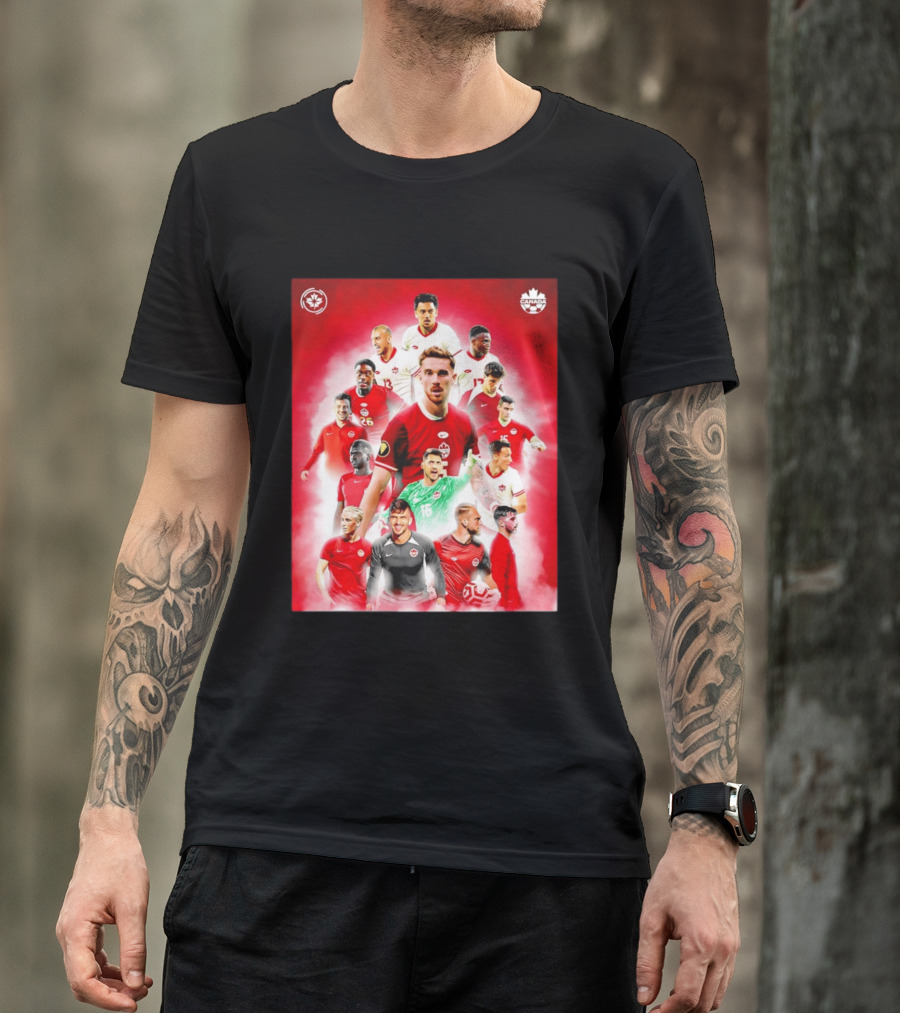 Canada's Team 2026 Men's National Soccer Team Players T-Shirt