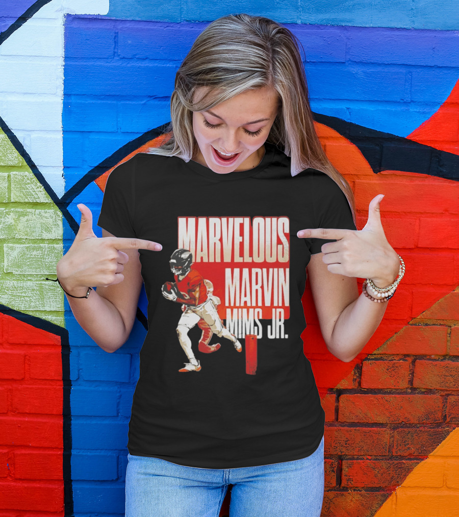 Marvelous Marvin Mims Jr Denver Broncos Football Star T-Shirt