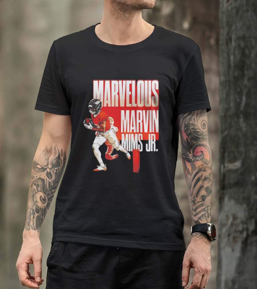 Marvelous Marvin Mims Jr Denver Broncos Football Star T-Shirt