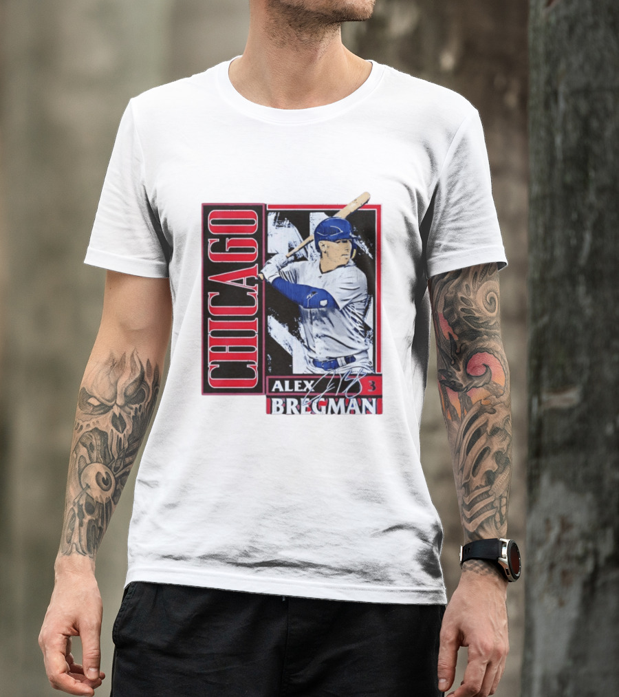 Alex Bregman Chicago Baseball Number 3 T-Shirt